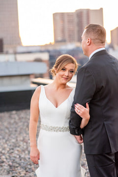 ウェディングジュエリーセット <Cheryl - シェリル> ペルル 準新品】ウェディングジュエリーセット <Cheryl - シェリル> ペルル