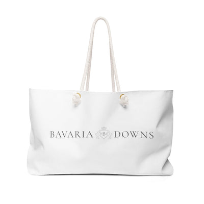 Bavaria Downs - White Weekender Bag - Bellagala | Minnesota